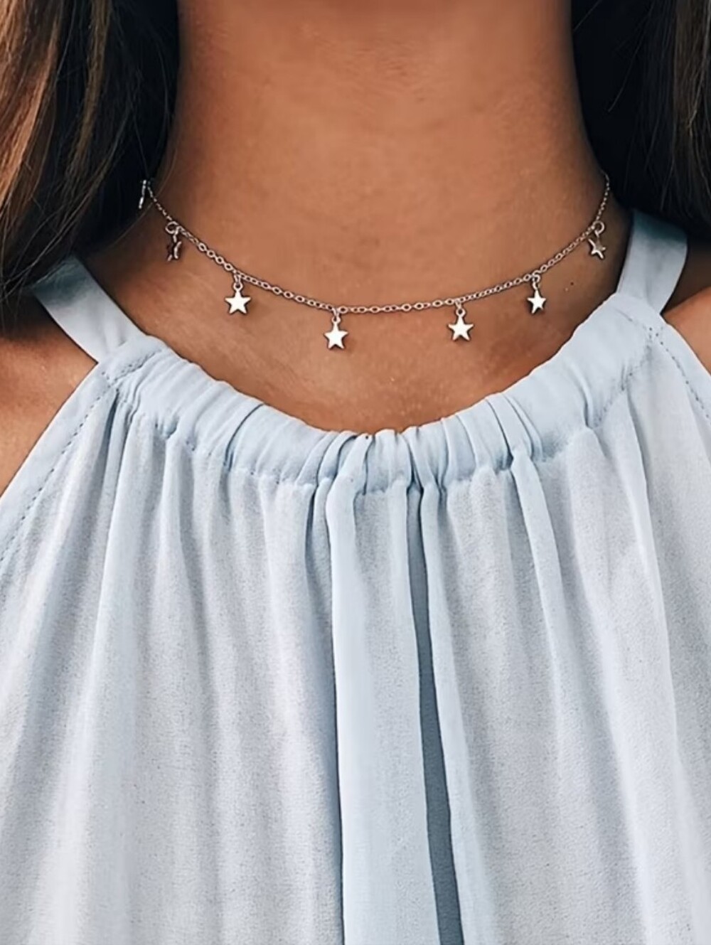 NWT* Silver Star Necklace*NEW